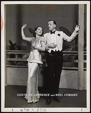 Noel Coward and Gertrude Lawrence.