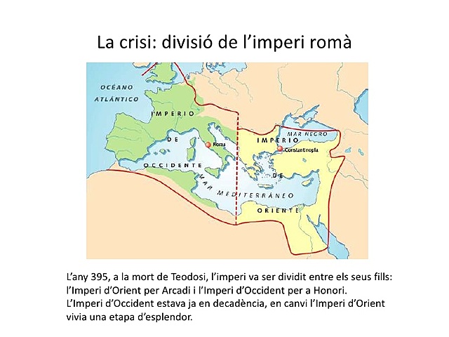 Divisió del imperi Romà