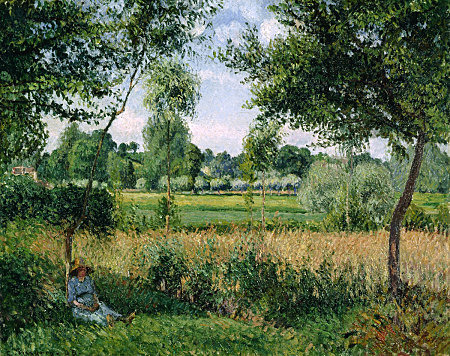 "Efecto de la Luz Matinal en Éragny" (Camille Pissarro)