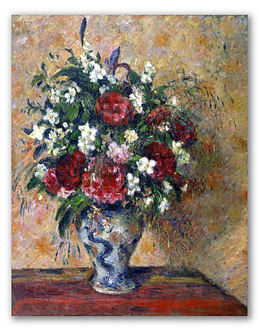 Naturaleza Muerta con Peonías y Choisyas (Camille Pissarro)