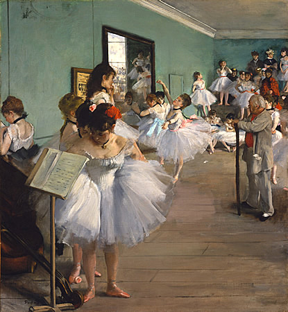 "La clase de danza" (Edgar Degas)