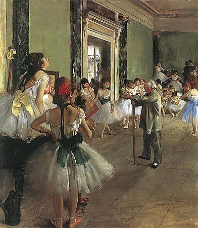 "La Clase de danza" (Orsay) (Edgar Degas)