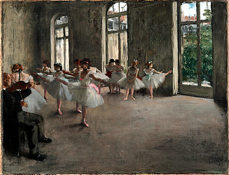 "El ensayo" (Edgar Degas)
