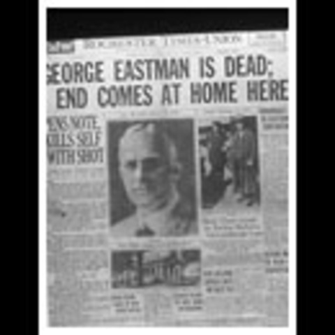 George Eastman Commits Suicide