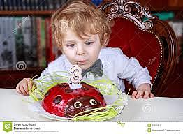 THEY CELEBRATED MY THIRD YEAR OF LIFE