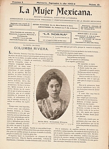 Primera revista para la mujer mexicana.