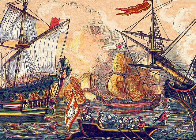 Spanish armada English fleet