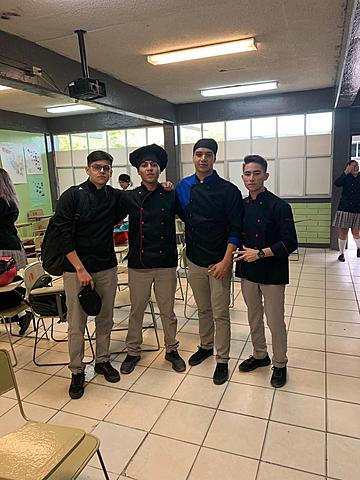 En prácticas de cocina