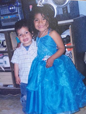 Dama en una quinceañera