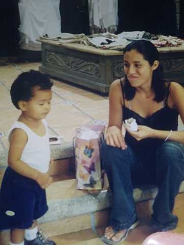 Una fotografía en el trabajo de mi mamá