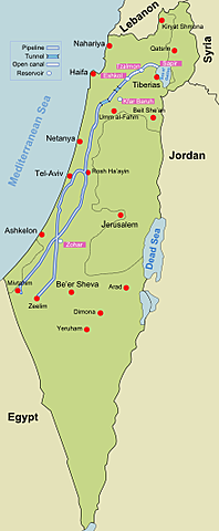 Acueducto Nacional de Israel 1964-1967