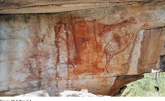 40,000 years ago,Stone carving of Genyornis Newton