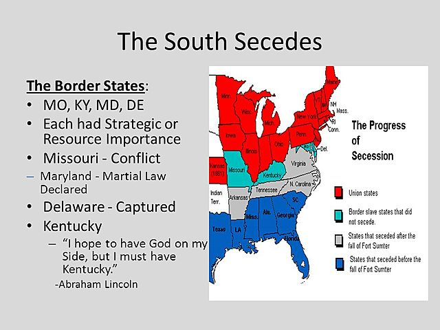 the south secedes