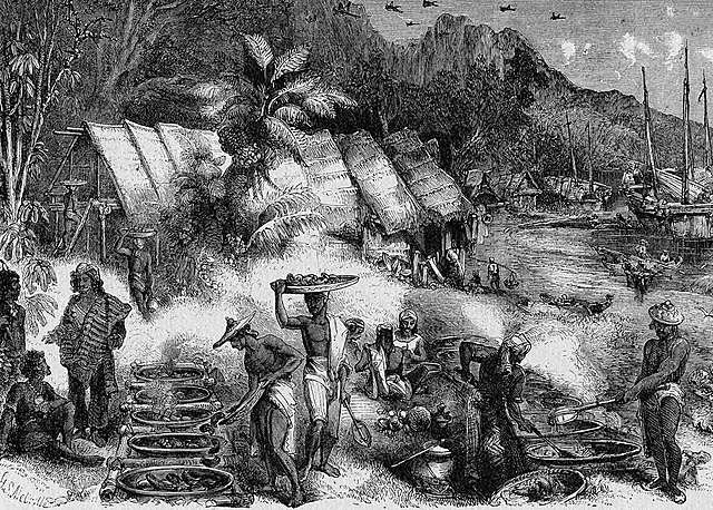 Aboriginal People trade with the Chinese