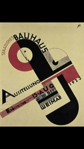 Affiche exposition Bauhaus