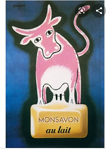 Affiche Monsavon au lait