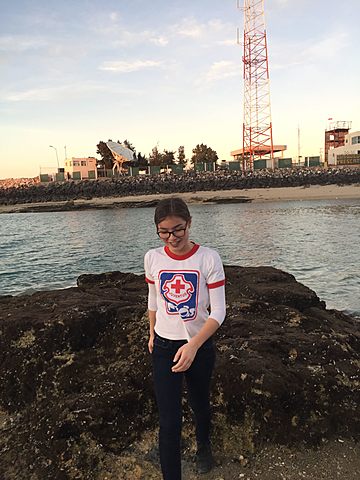 Salida de la Cruz Roja Juventud.