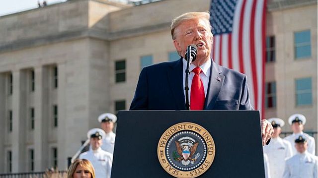 Donald Trump, president d' Estats Units.