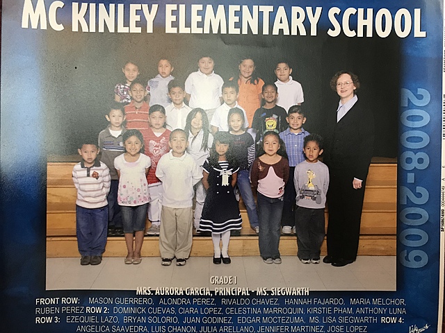 Primer y ultimo grupo de primaria en San Jose,Ca
