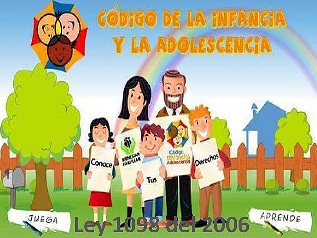 CÓDIGO DE LA INFANCIA Y LA ADOLESCENCIA