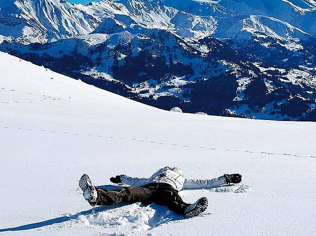 primer cop a esquiar