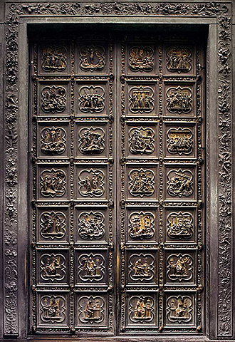 Ghiberti Wins The Right To Sculpt The Northern Doors Of The Baptistry