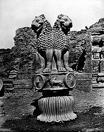 The Lion Capital of Asoka is built