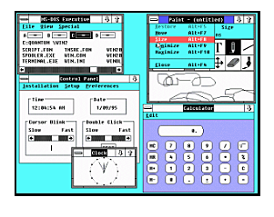 Windows 2.0  Será el primer Windows que incorpore el Panel de control, presente hasta la actualidad.Nacen aplicaciones como Excel, Word for Windows, Corel Draw, etc. Los primeros programas basados en Windows.