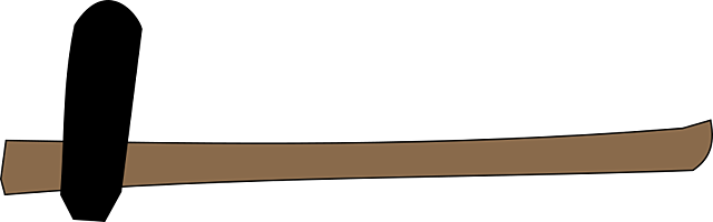 Hacha de piedra antigua