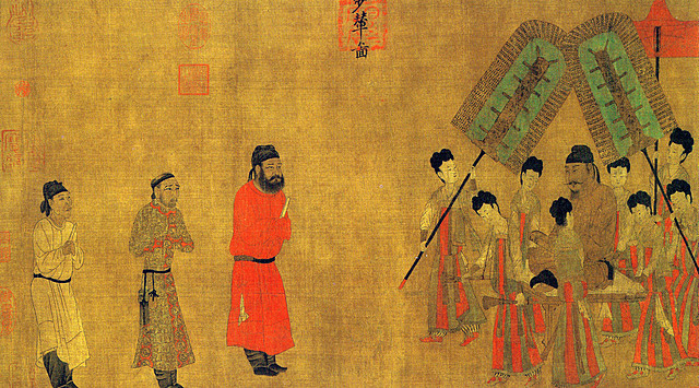 The Tang dynasty begins in China