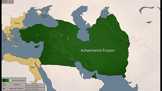 The Achaemenid Empire's weakness