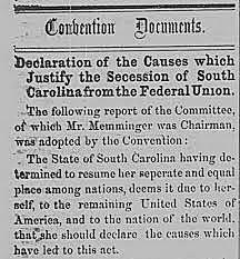 Session of South Carolina