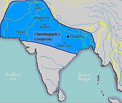 Chandragupta  seizes the throne