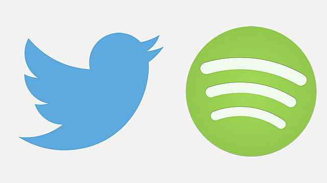 Twitter y Spotify
