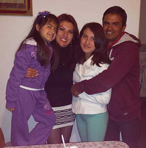 Mi familia en el cumple de mi mamá