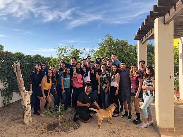 Hicimos una despedida en la casa del Maestro Pichino