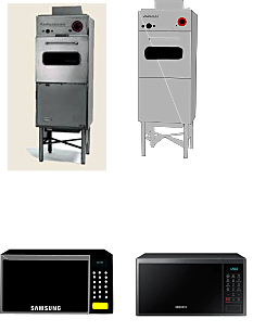 horno microondas antiguo y moderno