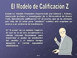 Edward Altman evaluación de los índices más probables para diferenciar las empresas en quiebra