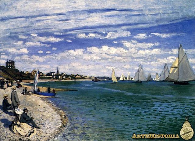 La Regata en Sainte Adresse.