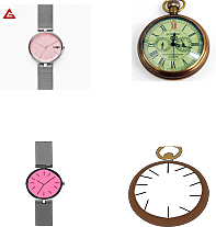 reloj antiguo y reloj moderno