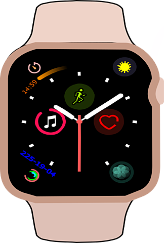 Reloj de mano digital