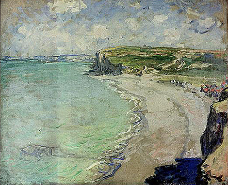 La playa de Pourville.