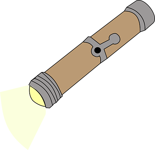 Primera linterna de mano eléctrica