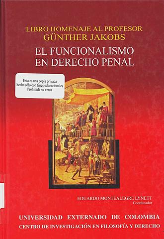 Sistema penal: Funcionalismo