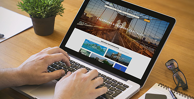 Agencias de viajes virtuales.