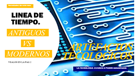 Timeline: ARTEFACTOS ANTIGUOS VS MODERNOS