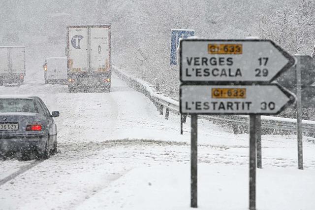 nevada gegant a Barcelona (climatic)