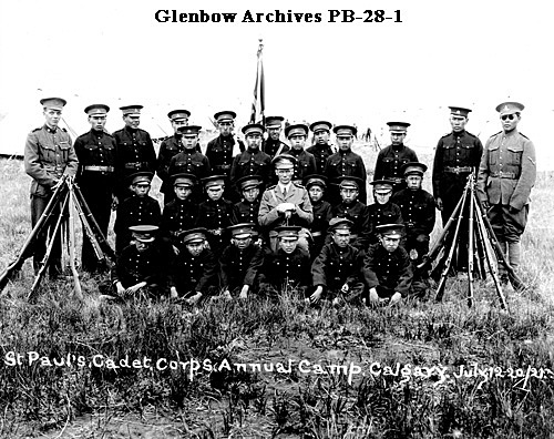 Indigenous People serving in the Canadian Military in WW1.