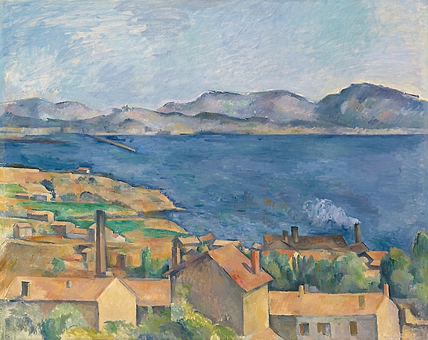 Paul Cézanne - La bahía de marsella vista desde L´Estaque.