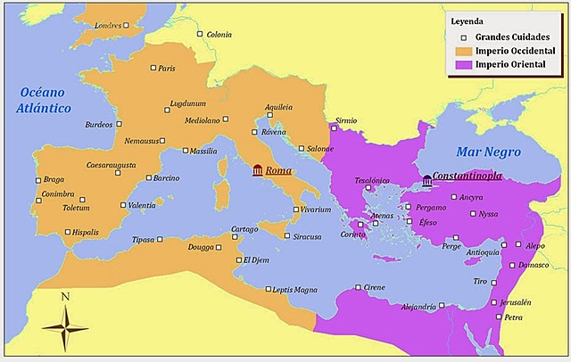 Divisió de l'Imperi Romà